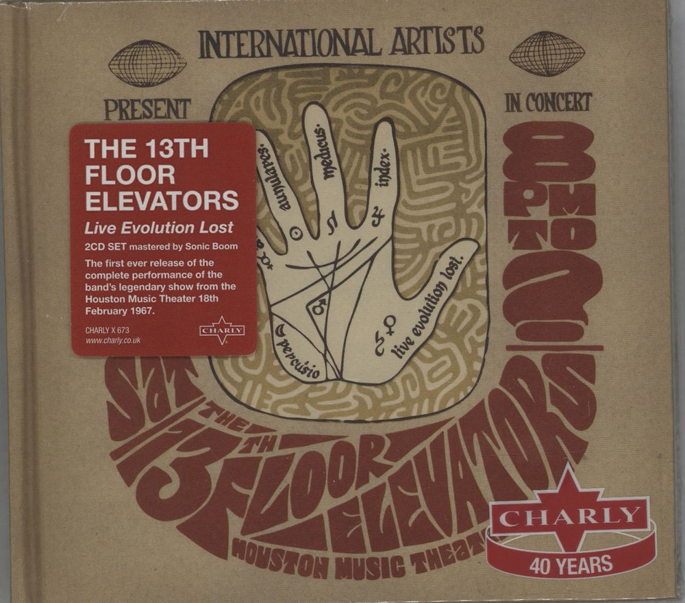 13th Floor Elevators Live Evolution Lost - Sealed UK 2 CD album set (Double CD) CHARLYX673