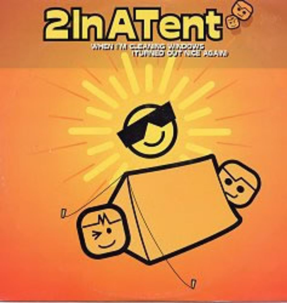 2 In A Tent When I'm Cleaning Windows UK 12" vinyl single (12 inch record / Maxi-single) SPONT1