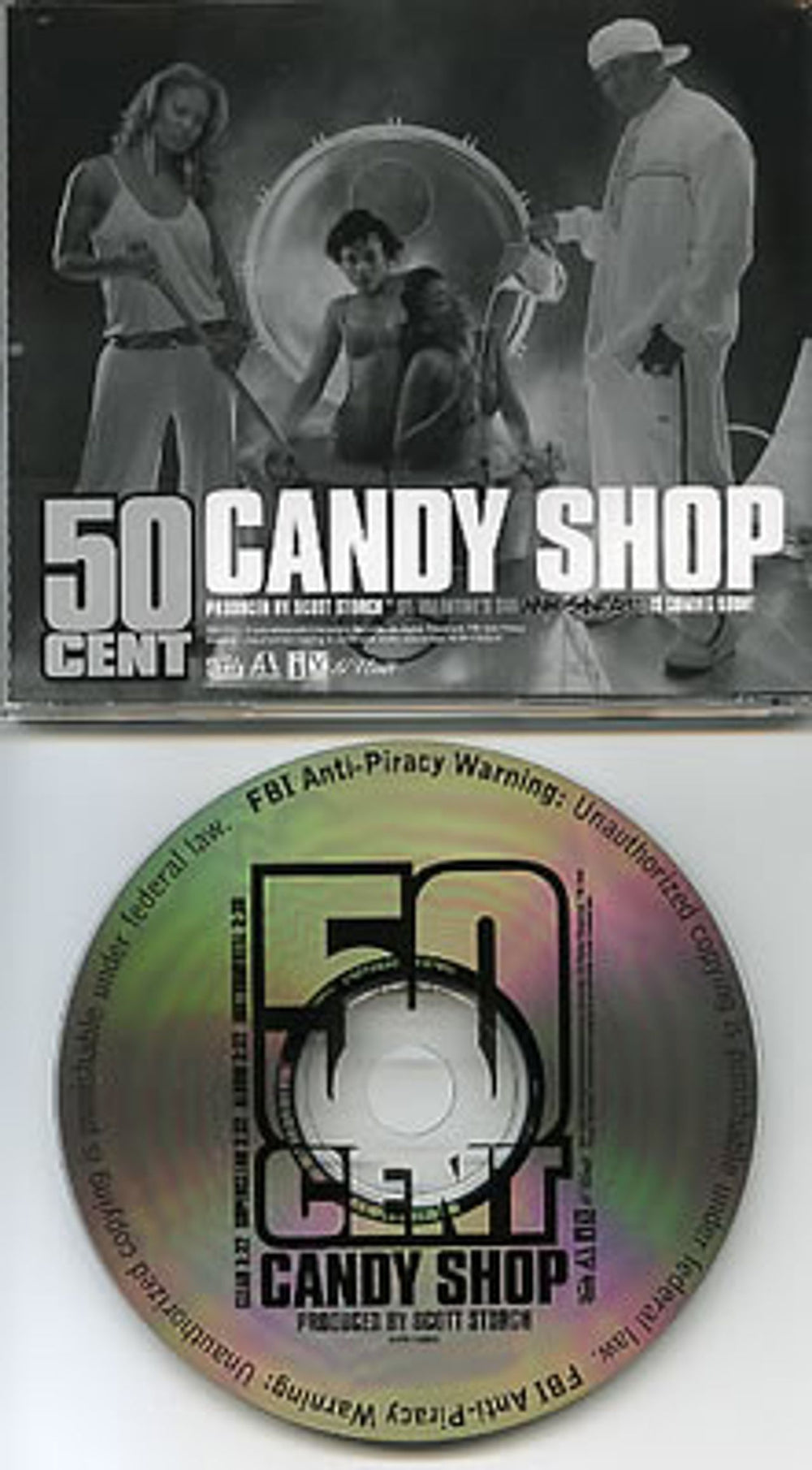 50 Cent Candy Shop US Promo CD single (CD5 / 5") INTR-11335-2