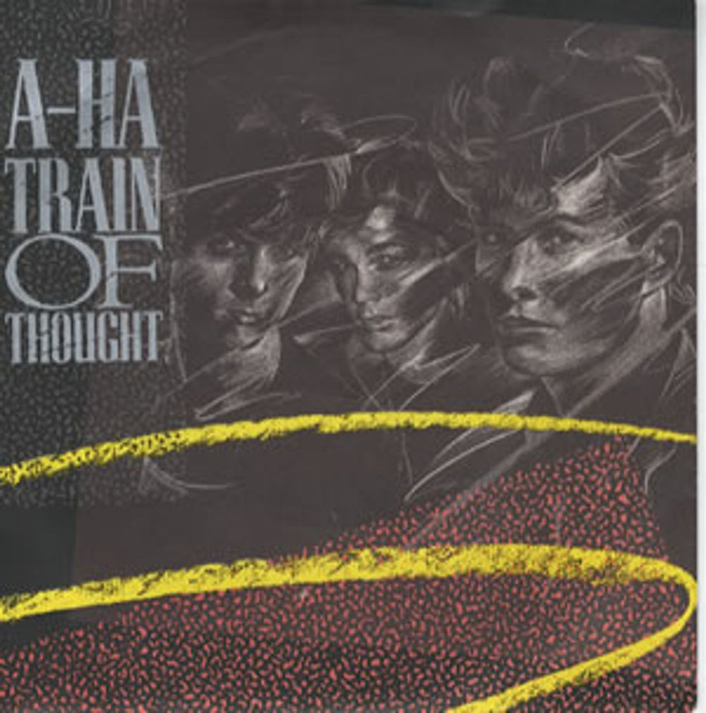 A-Ha Train Of Thought - Inj UK 7" vinyl single (7 inch record / 45) W8736