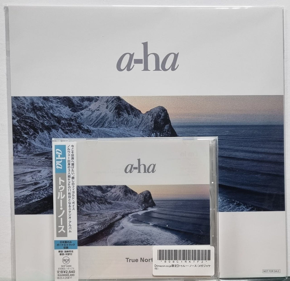 A-Ha True North + Print Japanese CD album (CDLP) SICP6489