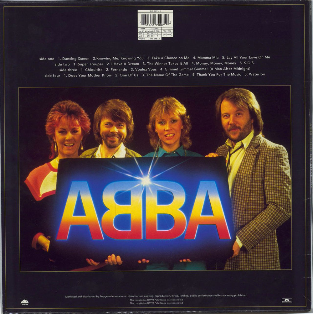 Abba Gold - EX Dutch 2-LP vinyl record set (Double LP Album) 731451700712