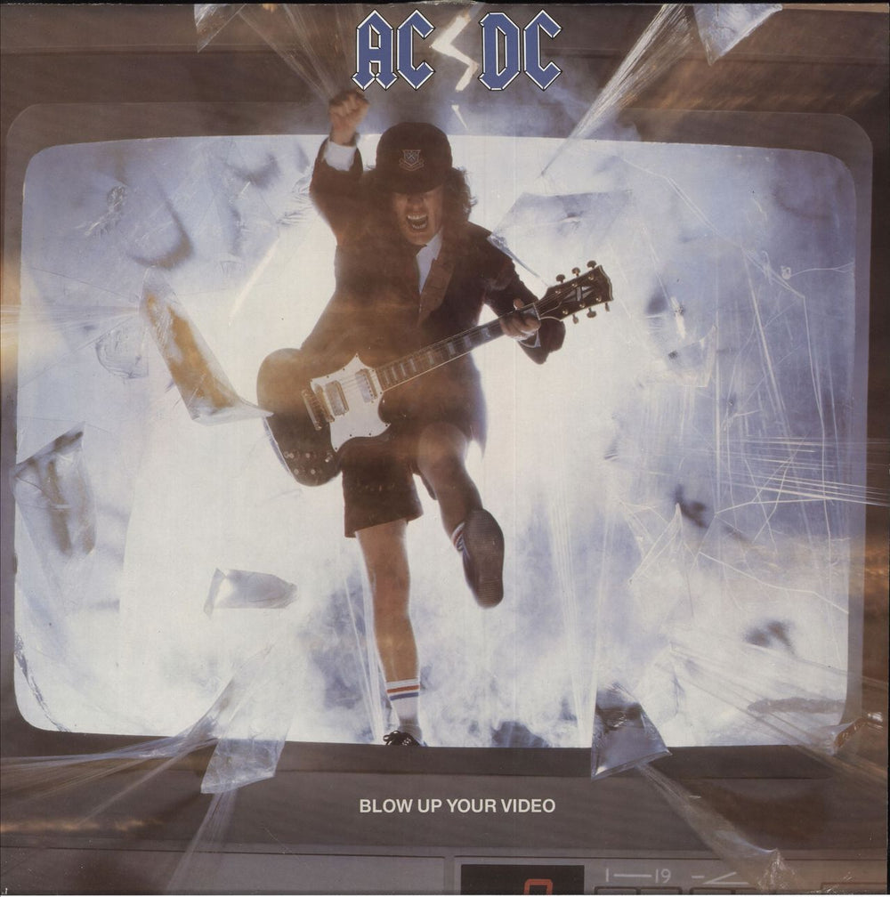 AC/DC Blow Up Your Video - 2nd UK vinyl LP album (LP record) WX144