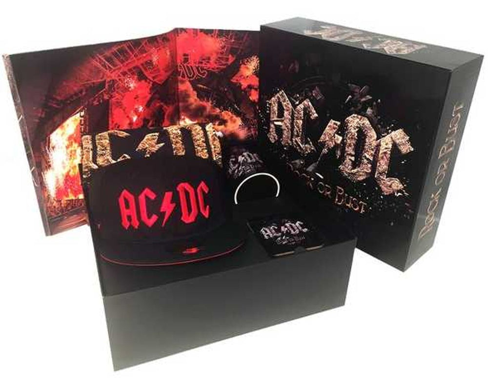 AC/DC Rock Or Bust - World Tour Exclusive Collector's Box Set + CD UK CD Album Box Set