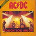 AC/DC Touch Too Much French 7" vinyl single (7 inch record / 45) 11435