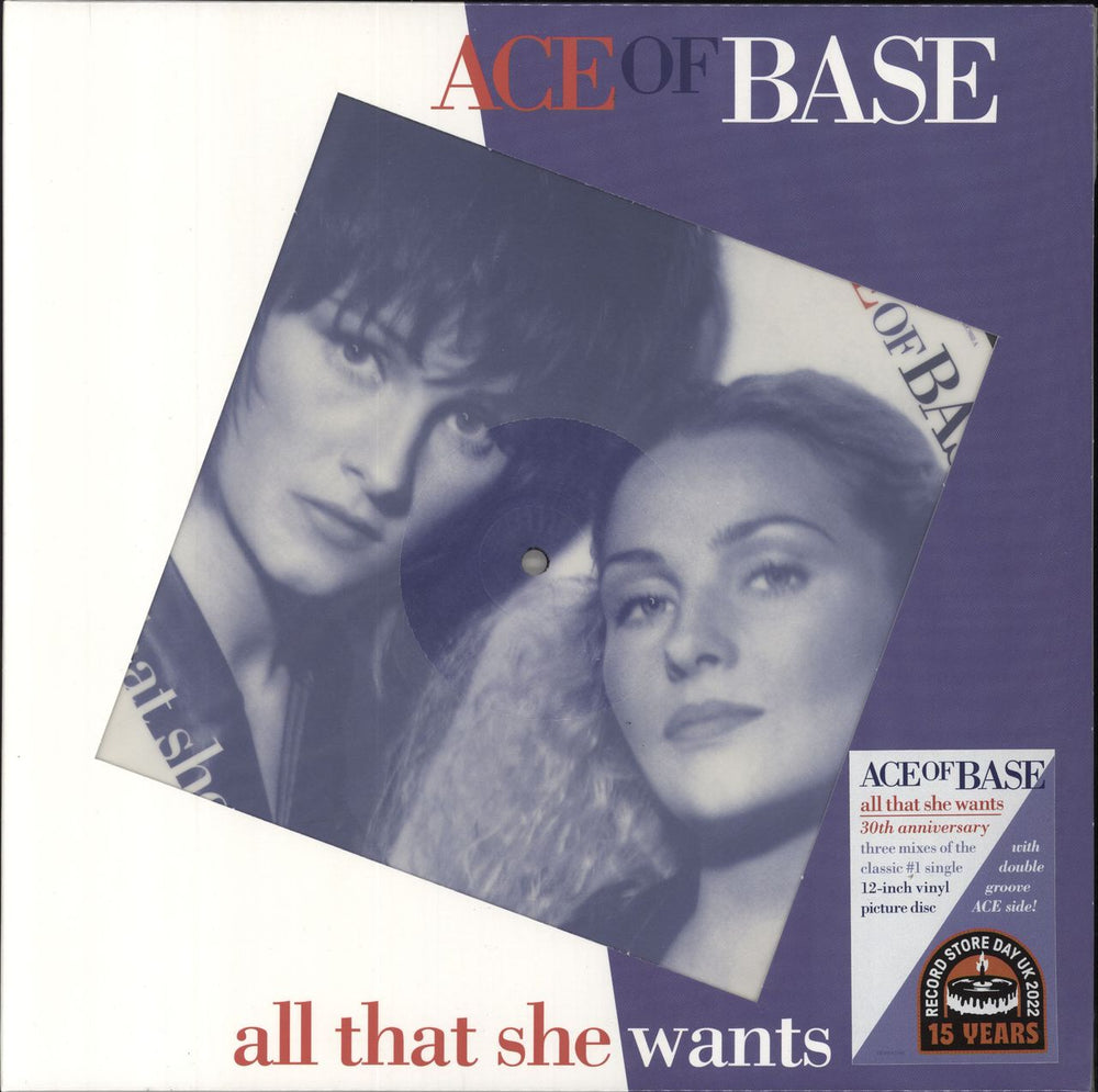 Ace Of Base All That She Wants - RSD - sealed UK 12" vinyl picture disc (12 inch picture record) DEMREC988