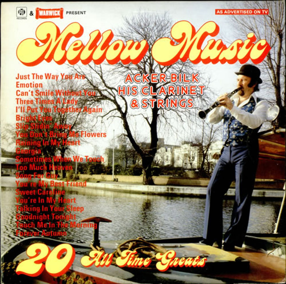 Acker Bilk Mellow Music UK vinyl LP album (LP record) WW5069