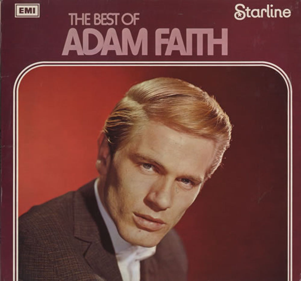 Adam Faith The Best Of UK vinyl LP album (LP record) SRS5067