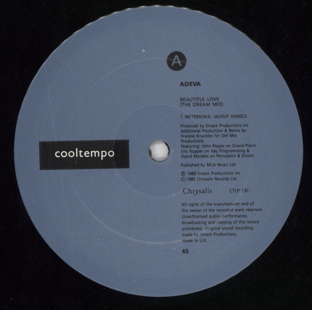 Adeva Adeva! + 12" UK vinyl LP album (LP record) ADVLPAD819505