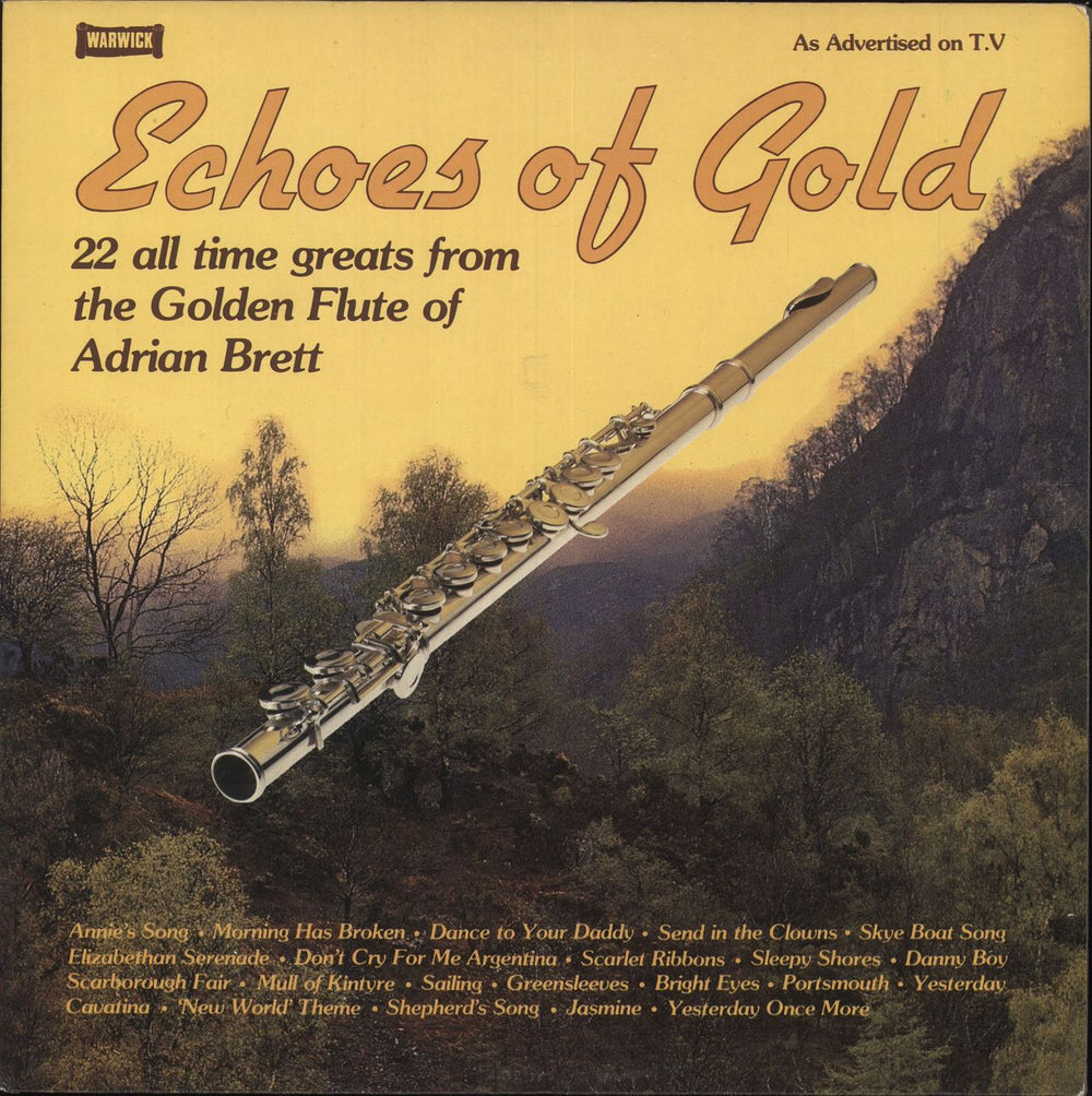 Adrian Brett Echoes Of Gold UK vinyl LP album (LP record) WW5062