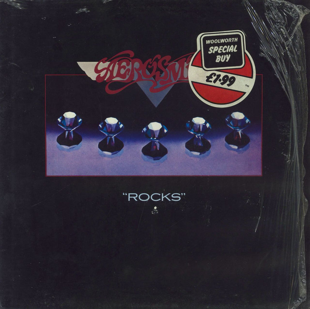Aerosmith Rocks - Shrink UK vinyl LP album (LP record) CBS81379