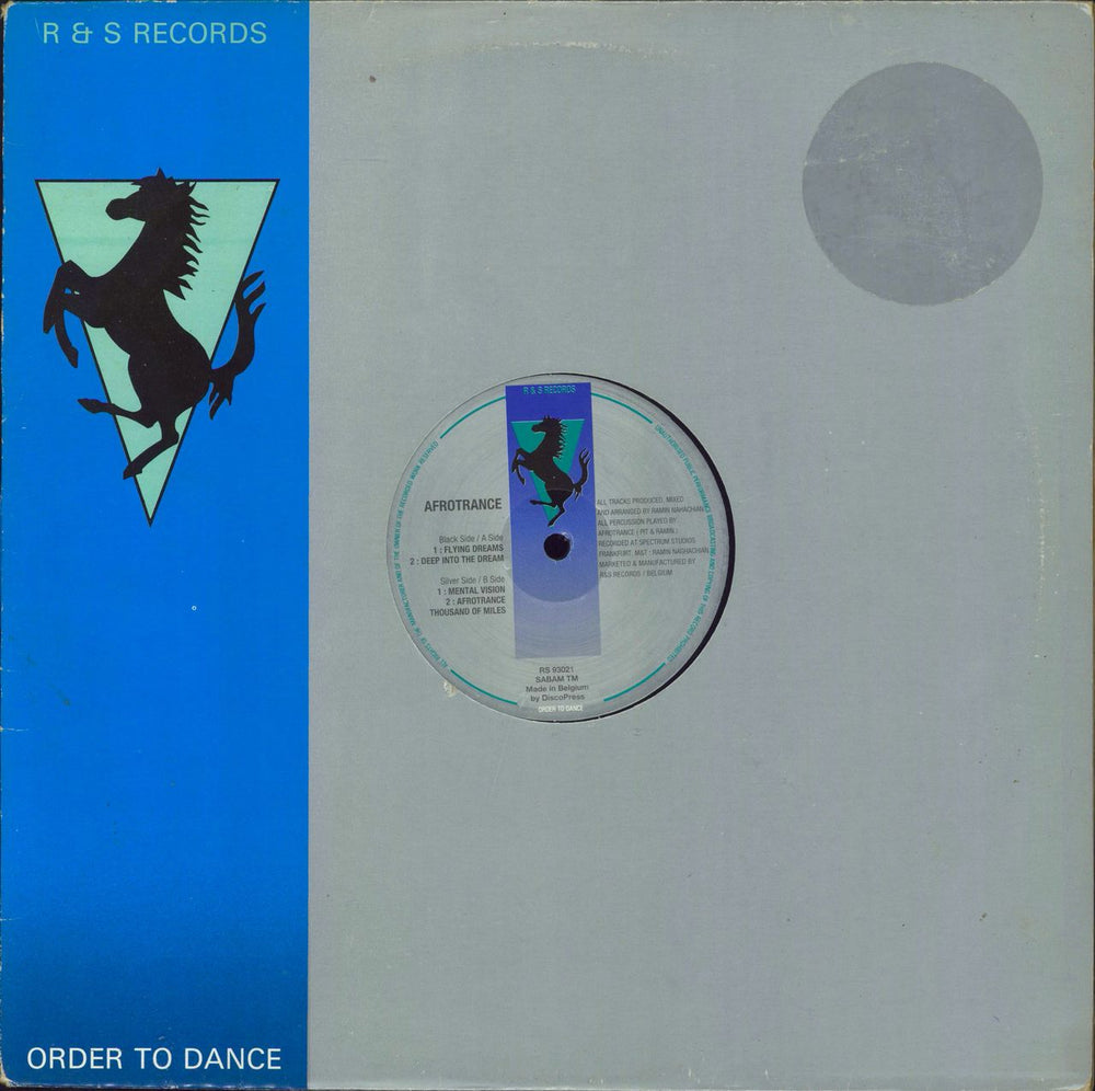 Afrotrance Flying Dreams Belgian 12" vinyl single (12 inch record / Maxi-single) RS93021