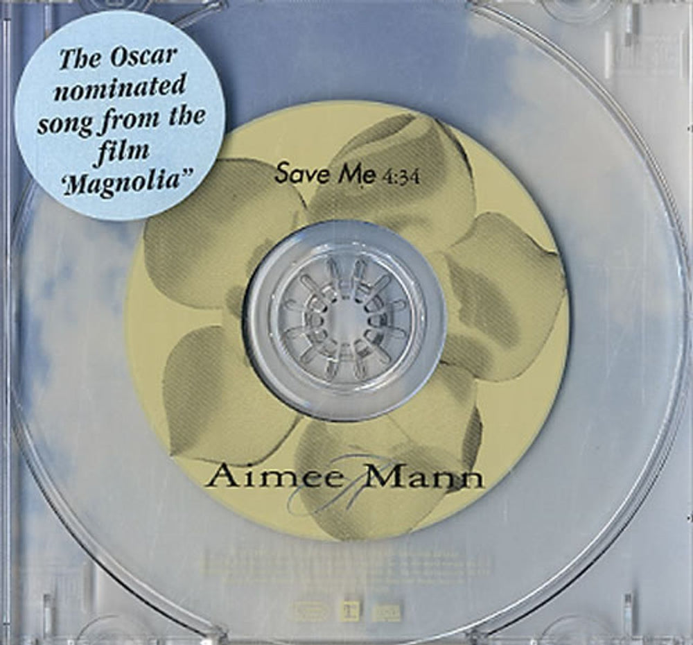 Aimee Mann Save Me UK Promo CD single (CD5 / 5") W521CDDJ