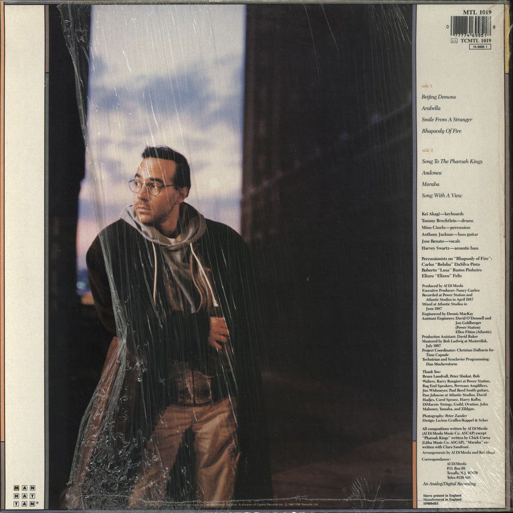 Al Di Meola Tirami Su - Open Shrink UK vinyl LP album (LP record) 077774699518