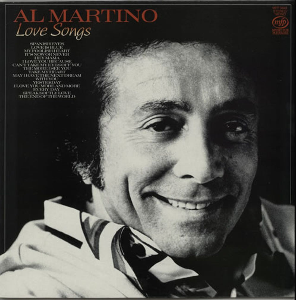 Al Martino Love Songs UK vinyl LP album (LP record) MFP4156421