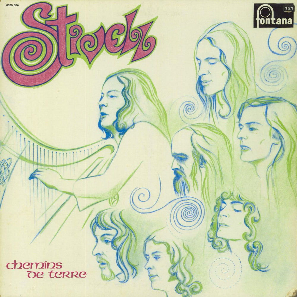 Alan Stivell Chemins De Terre French vinyl LP album (LP record) 6325304