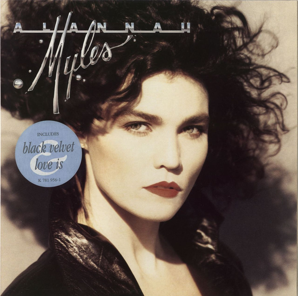 Alannah Myles Alannah Myles + Hype Sticker German vinyl LP album (LP record) 781956-1