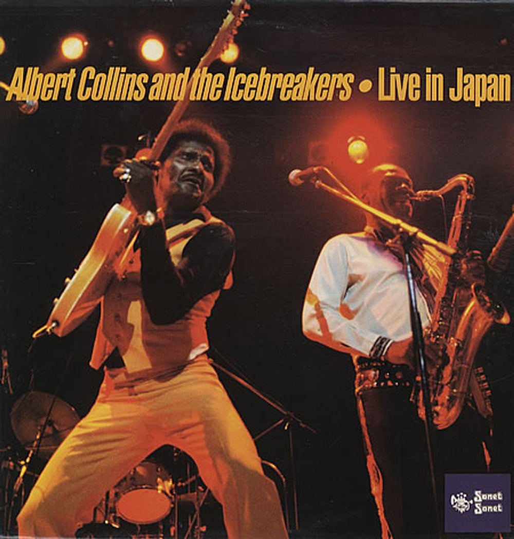 Albert Collins Live In Japan UK vinyl LP album (LP record) SNTF911