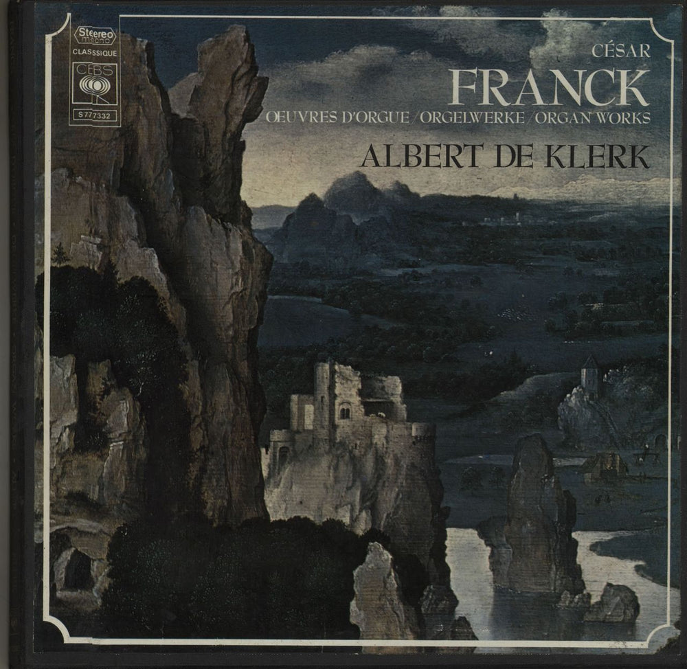 Albert De Klerk César Frank: Ouevres D'Orgue Dutch Vinyl Box Set S77332