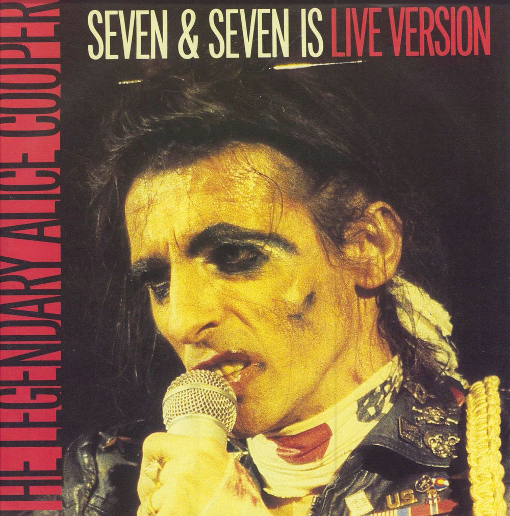 Alice Cooper Seven & Seven Is + Single Sleeve UK 7" vinyl single (7 inch record / 45) K17924