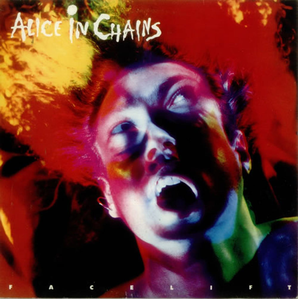 Alice In Chains Facelift - EX UK vinyl LP album (LP record) 467201-1