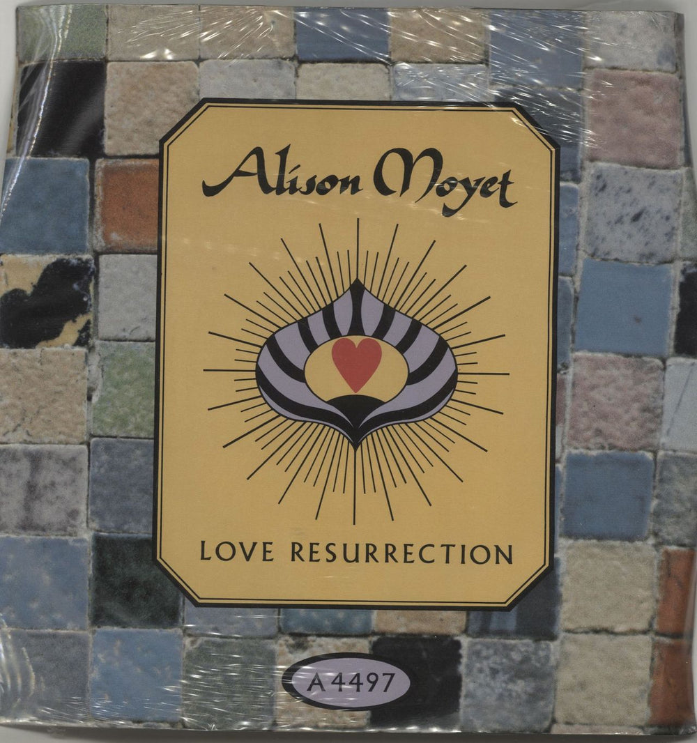 Alison Moyet Love Resurrection + Invisible - Doublepack UK Promo 7" vinyl single (7 inch record / 45) MOY07LO686514