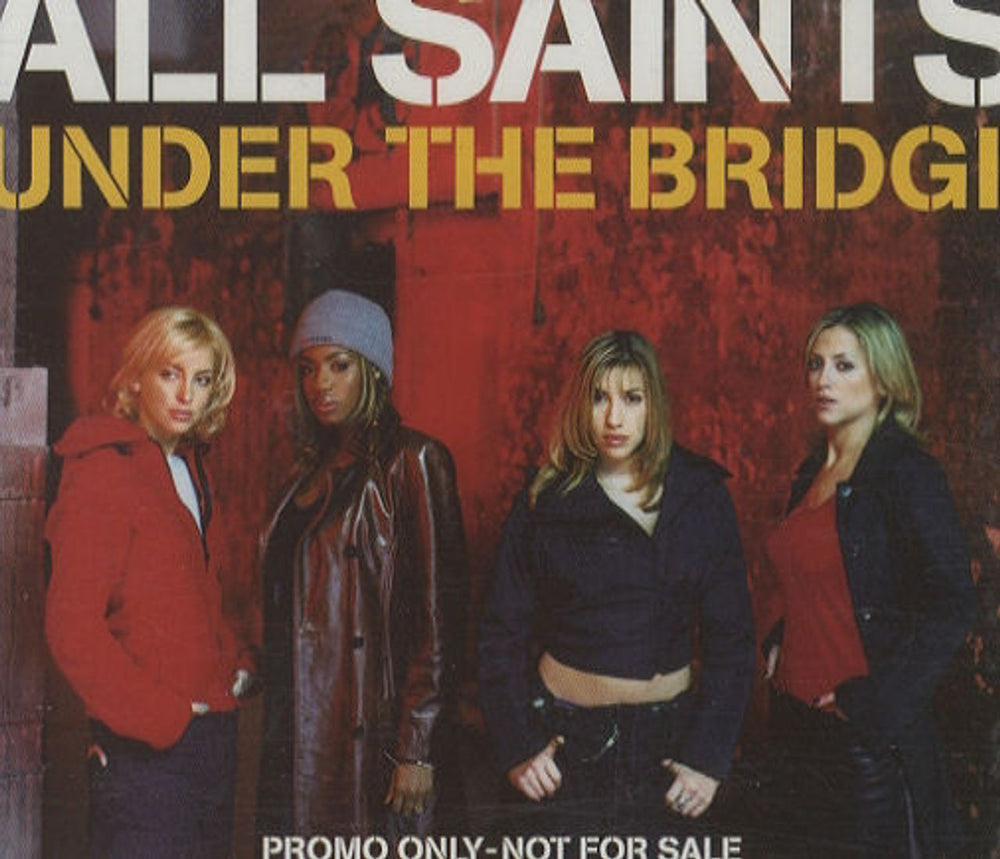 All Saints Under The Bridge UK Promo CD single (CD5 / 5") LCDJ408