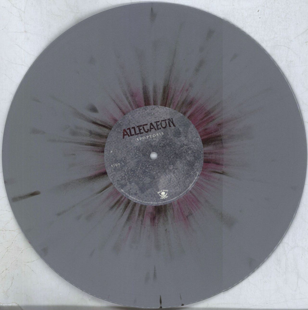 Allegaeon Apoptosis - Grey w/ Oxblood Splatter Vinyl German 2-LP vinyl record set (Double LP Album) 6UX2LAP827362