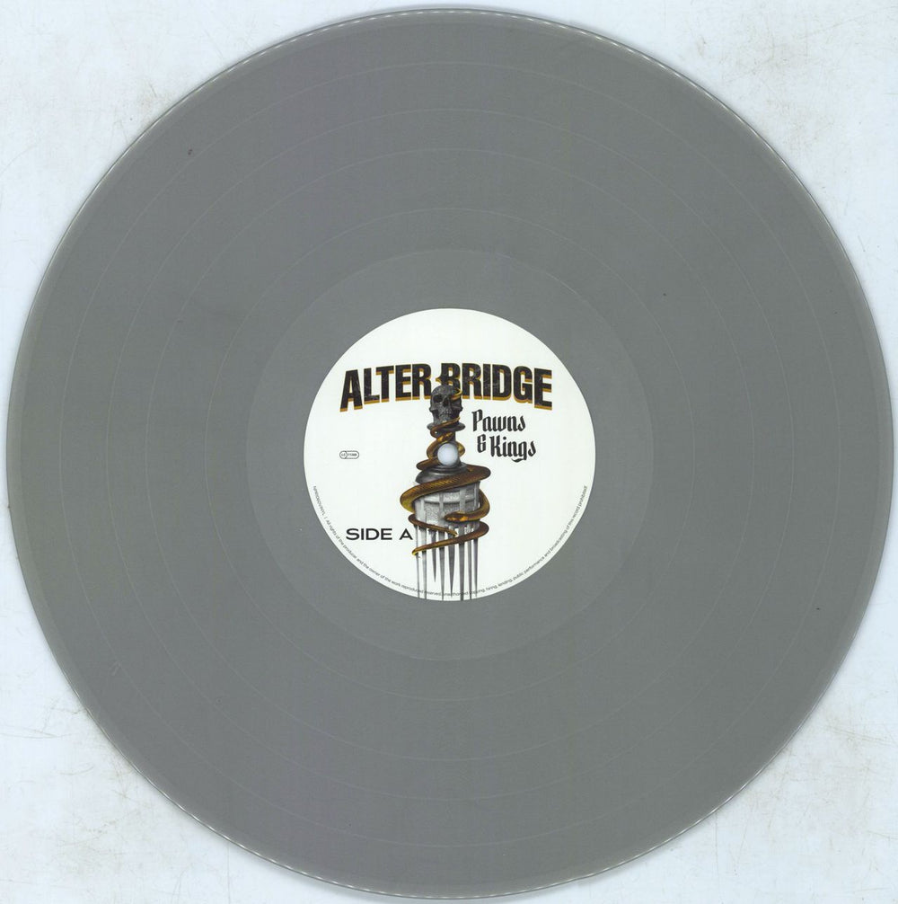 Alter Bridge Pawns & Kings - Silver UK vinyl LP album (LP record) ATGLPPA809288