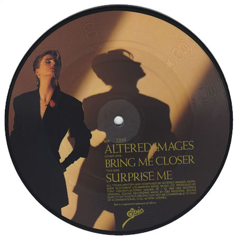 Altered Images Bring Me Closer UK 7" vinyl picture disc (7 inch picture disc single) ALT7PBR48171