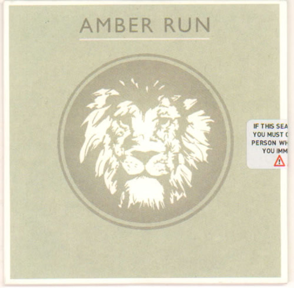 Amber Run Amber Run - Sampler UK Promo CD single (CD5 / 5") PROMOTIONAL