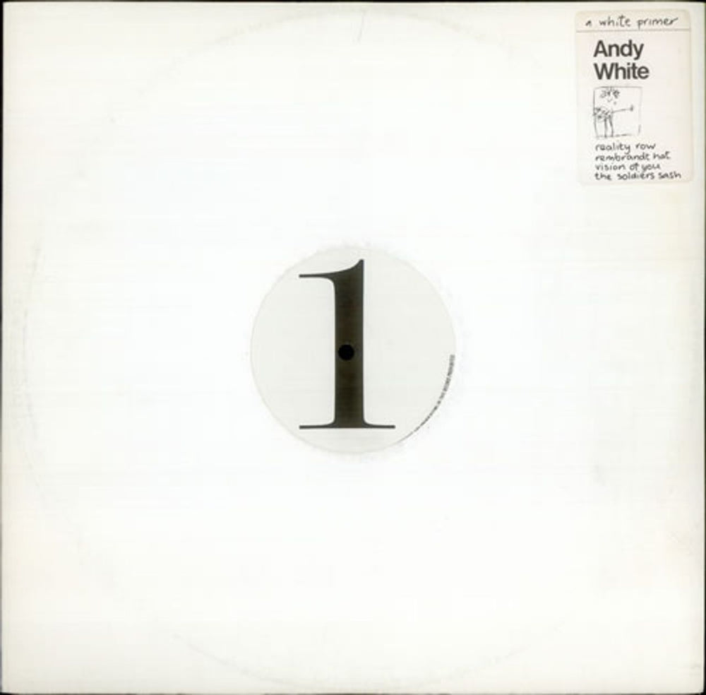 Andy White  A White Primer UK Promo 12" vinyl single (12 inch record / Maxi-single) ANDY1