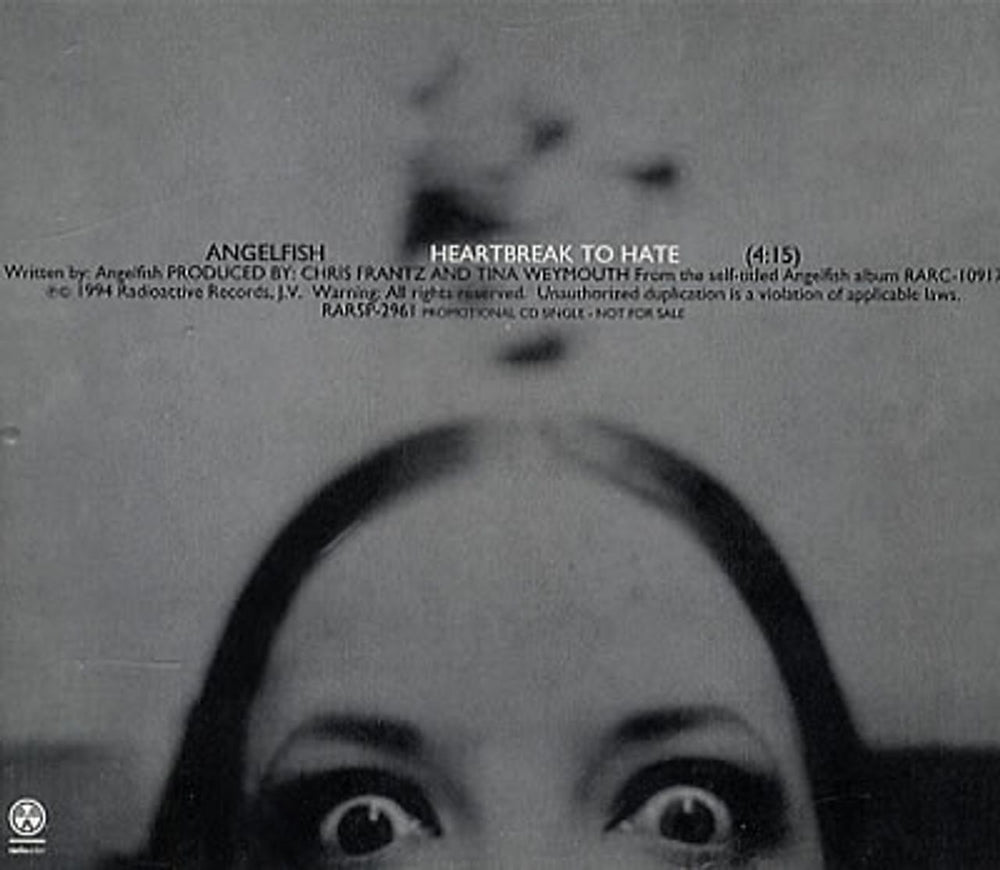 Angelfish Heartbreak To Hate US Promo CD single (CD5 / 5") AGFC5HE135573