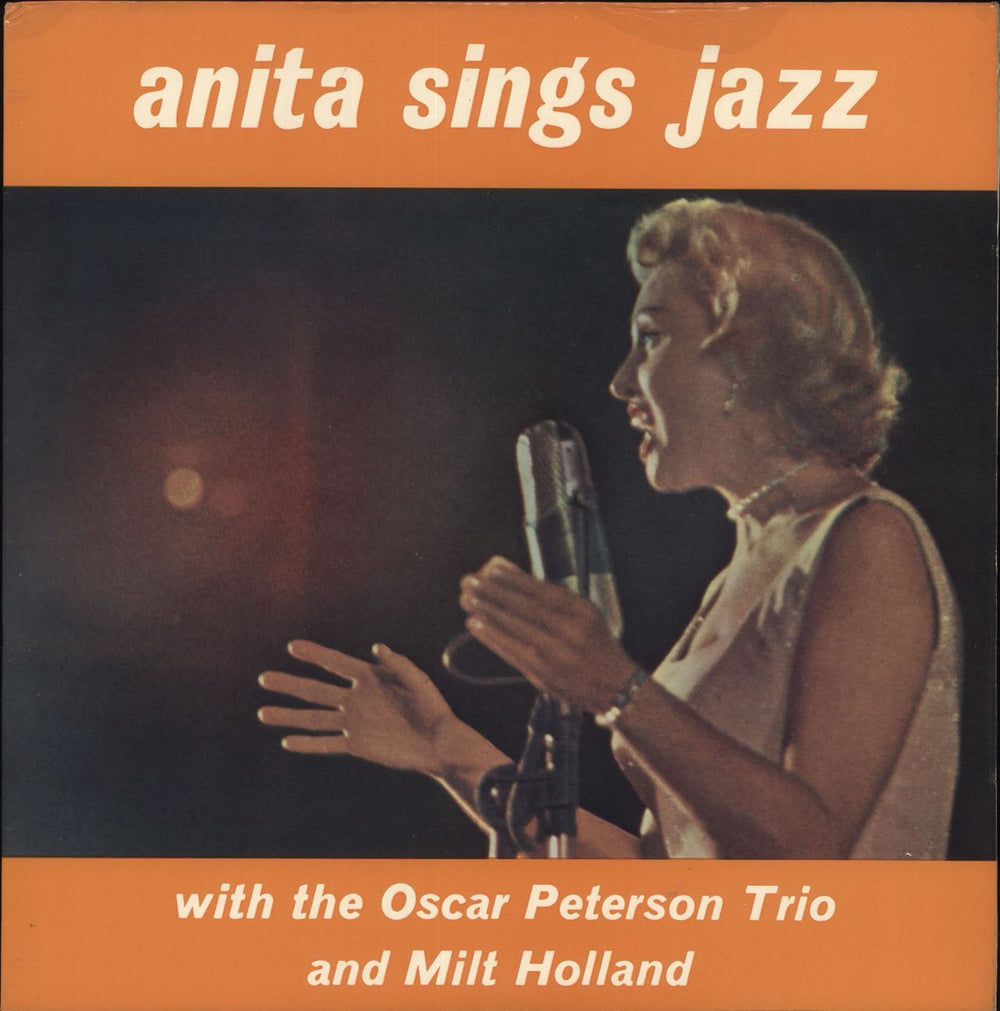 Anita O'Day Anita Sings Jazz UK vinyl LP album (LP record) T244