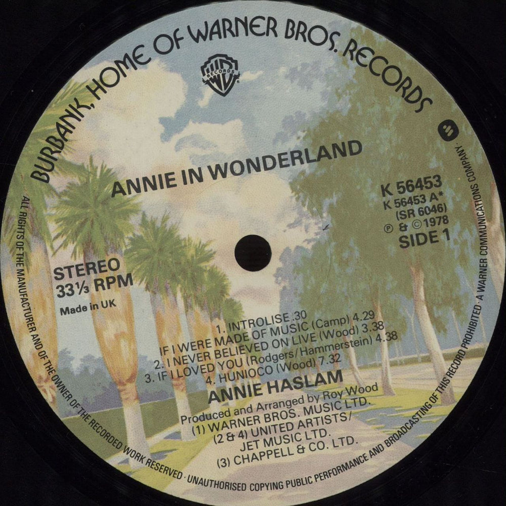 Annie Haslam Annie In Wonderland - Gatefold UK vinyl LP album (LP record) AHSLPAN70419