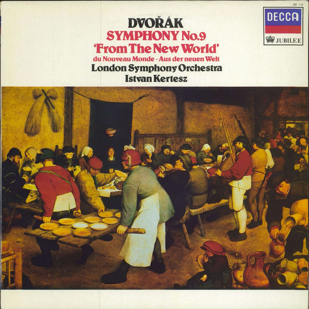 Antonín Dvorák Dvorák: Symphony No. 9 "New World" ? Overture "Othello" UK vinyl LP album (LP record) JB118