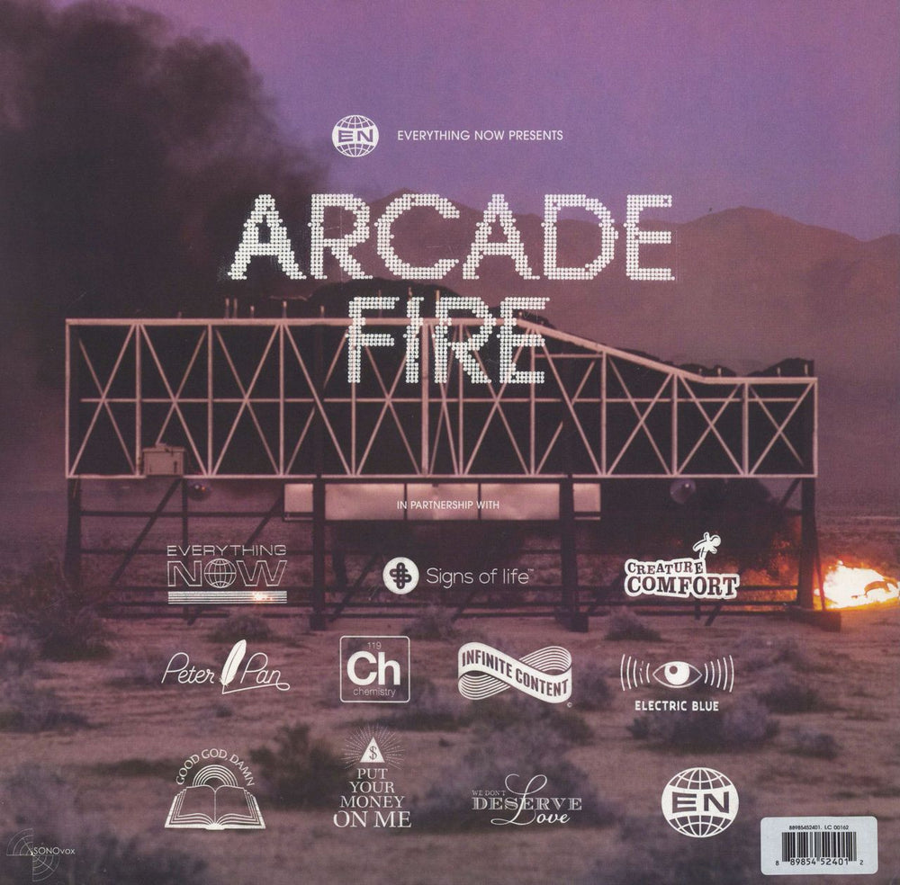 Arcade Fire Tout Maintenant US vinyl LP album (LP record) 889854524012