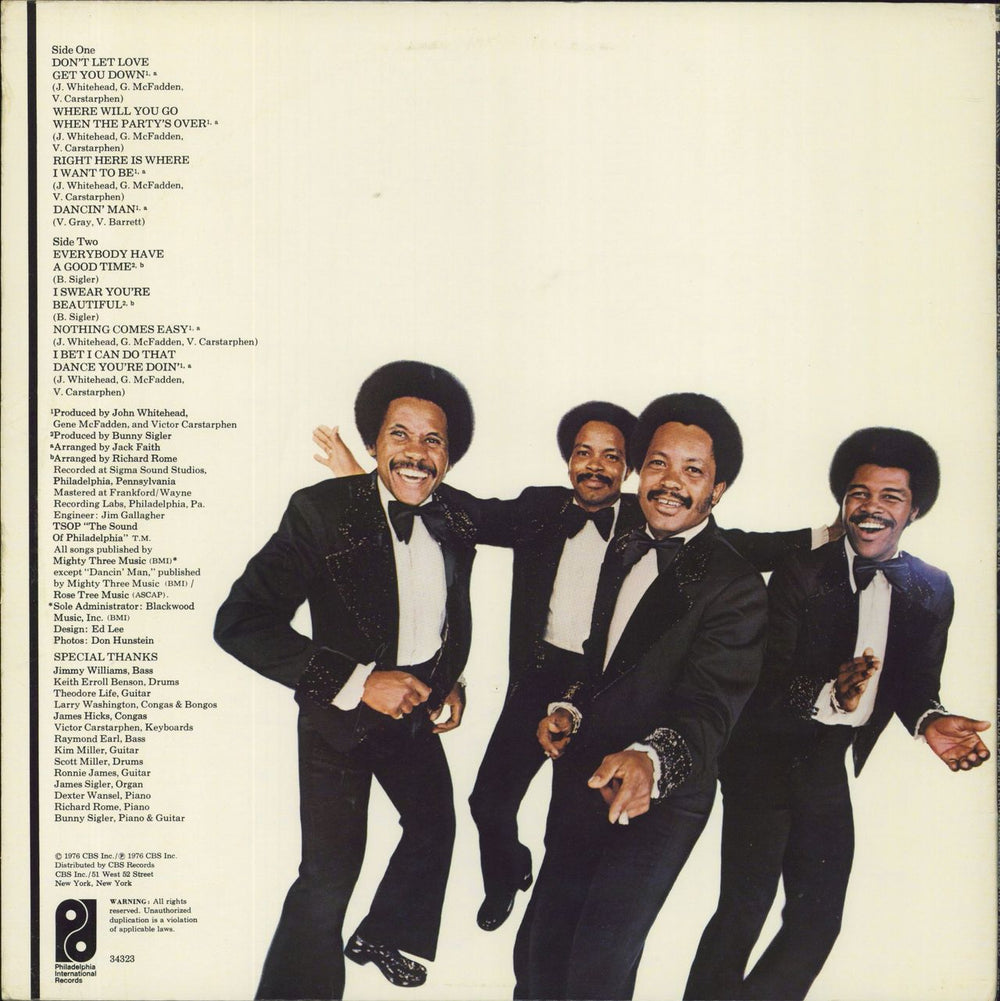 Archie Bell & The Drells Where Will You Go When The Party's Over US vinyl LP album (LP record)