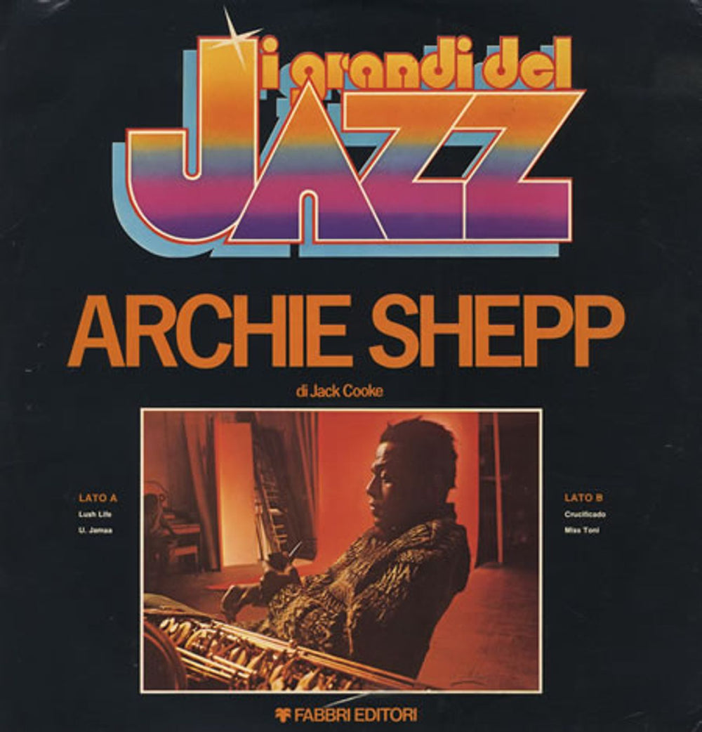 Archie Shepp I Grandi Del Jazz #14 Italian vinyl LP album (LP record) GDJ14