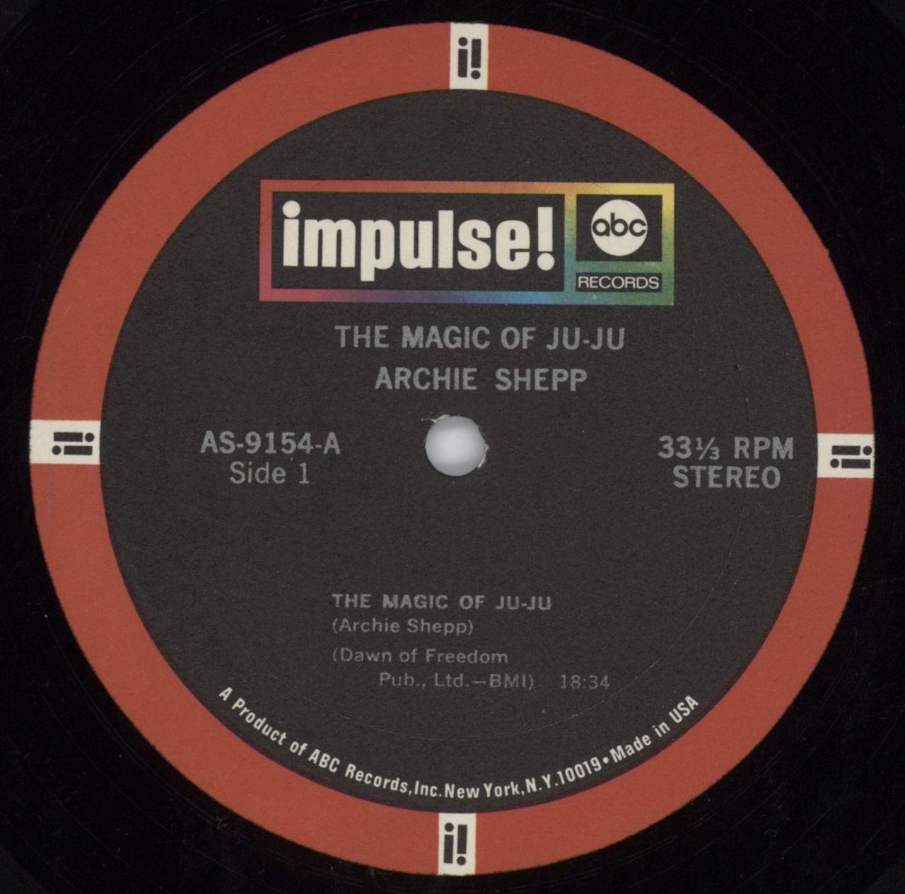 Archie Shepp The Magic Of Ju-Ju US Vinyl LP — RareVinyl.com