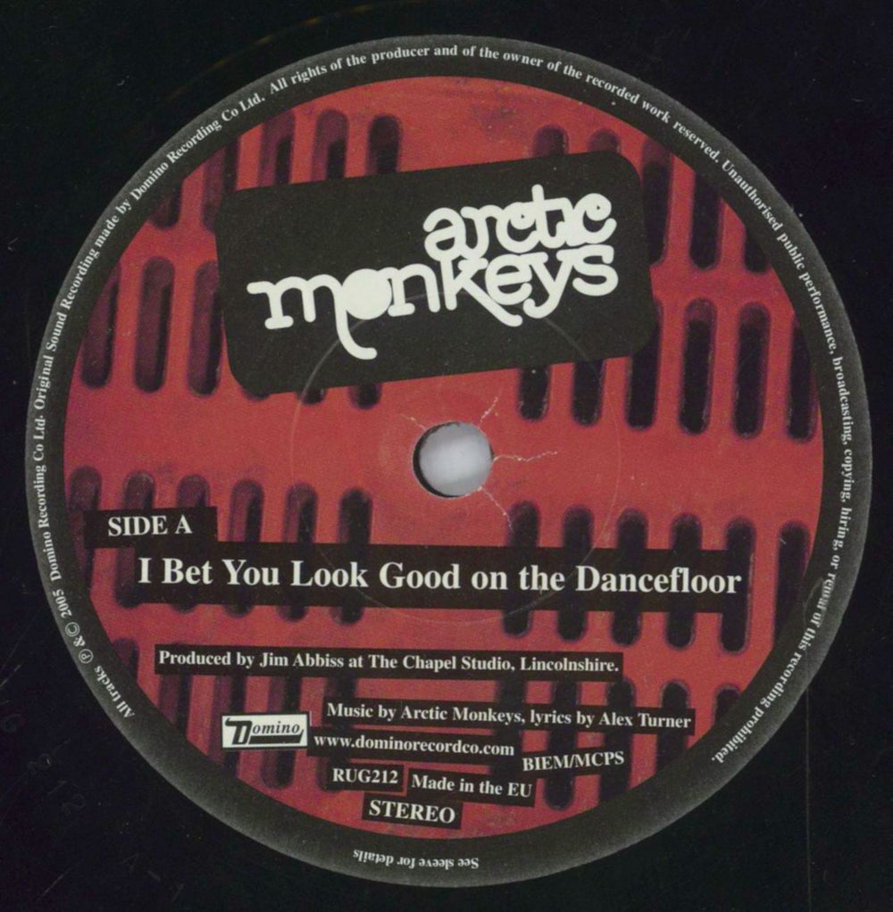 Arctic Monkeys I Bet You Look Good On The Dancefloor - EX UK 7" vinyl single (7 inch record / 45) MEO07IB821097