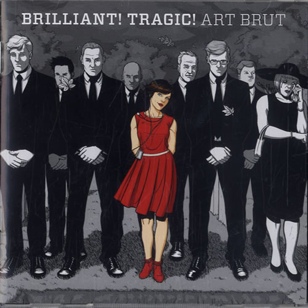 Art Brut Brilliant! Tragic! UK Promo CD album (CDLP) COOKCD534PROMO