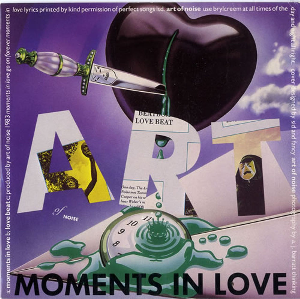 Art Of Noise Moments In Love UK 7" vinyl single (7 inch record / 45) WEEP1