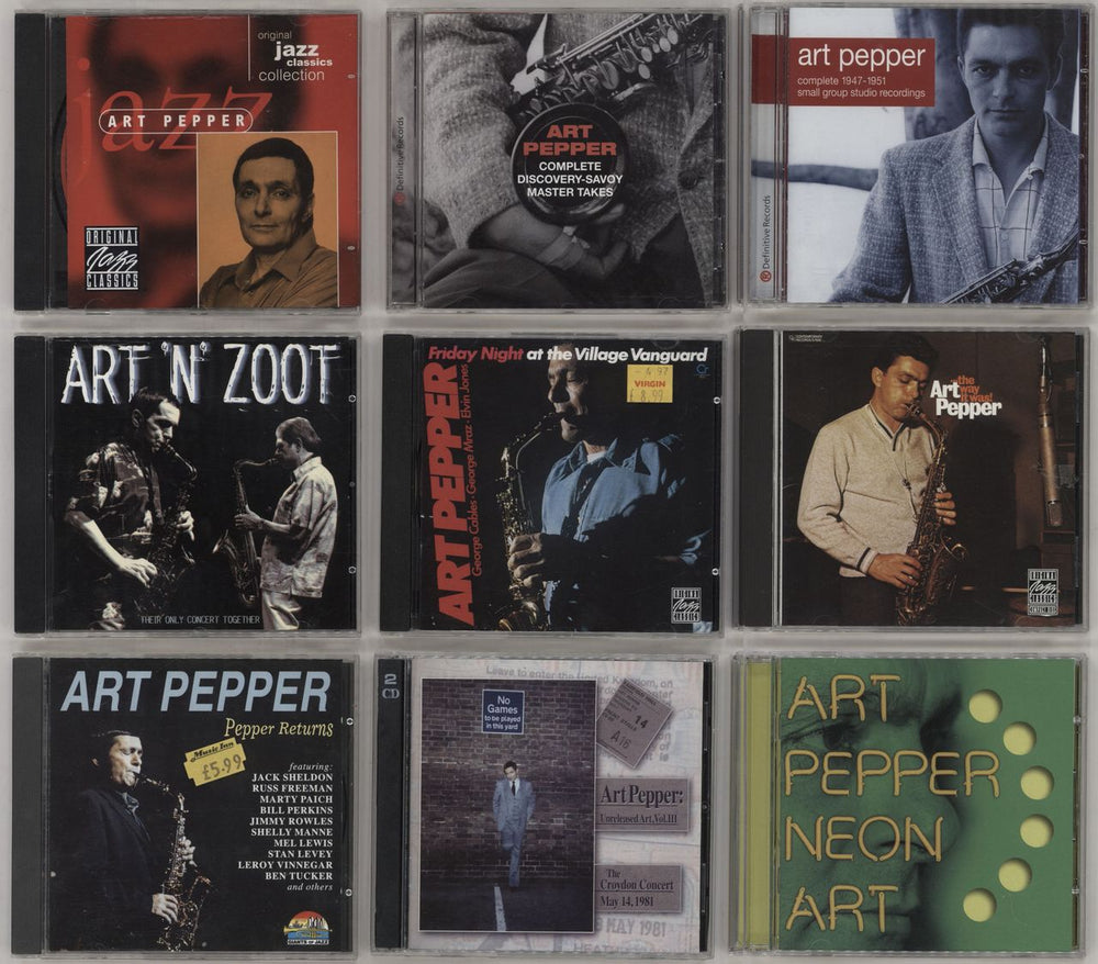 Art Pepper CD Album Collection UK CD album (CDLP) A/PCDCD813290