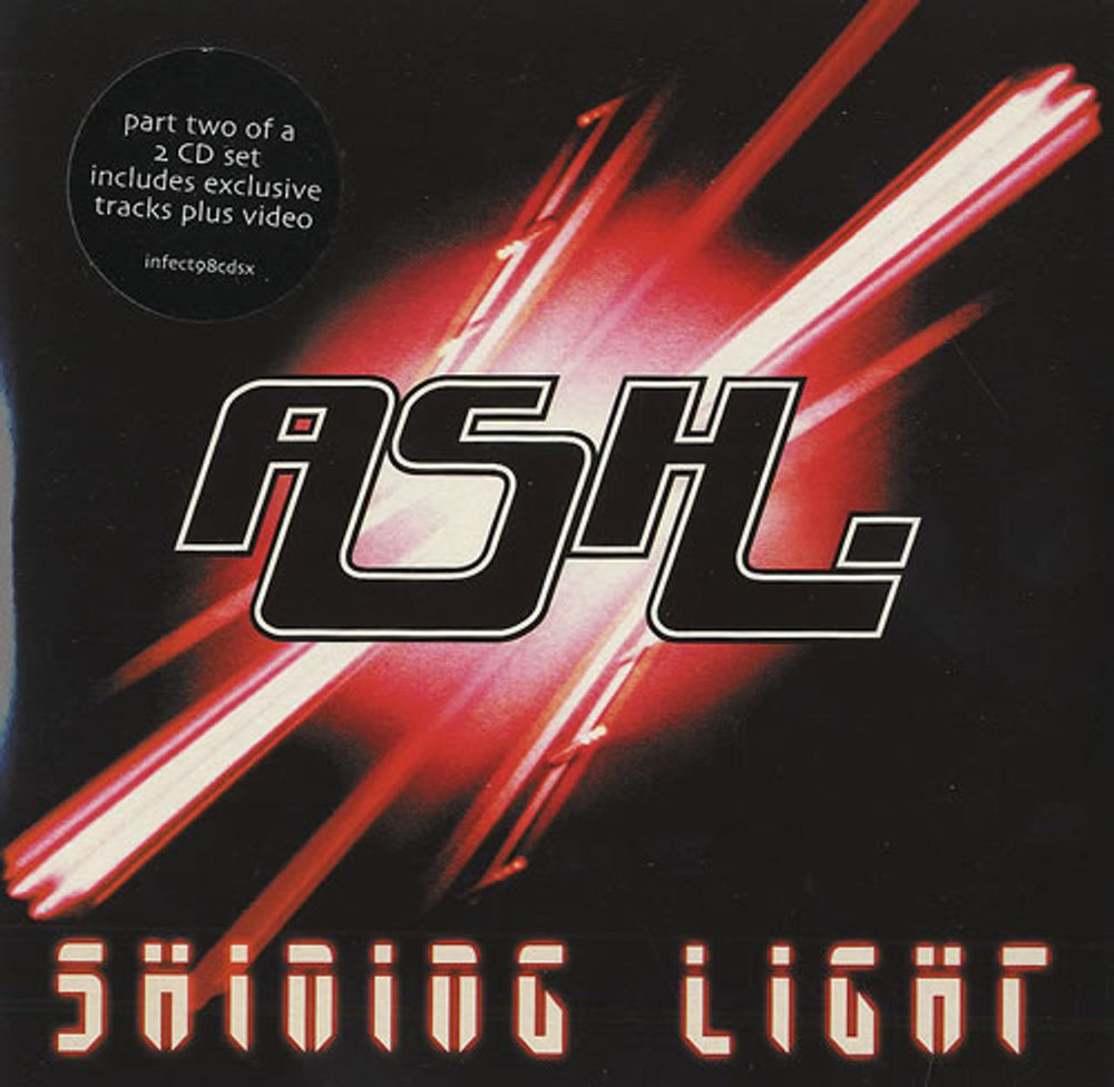 Ash Shining Light UK 2-CD single set (Double CD single) INFECT98CDS/X