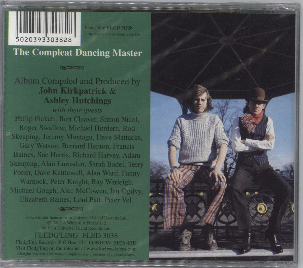 Ashley Hutchings The Compleat Dancing Master UK CD album (CDLP)