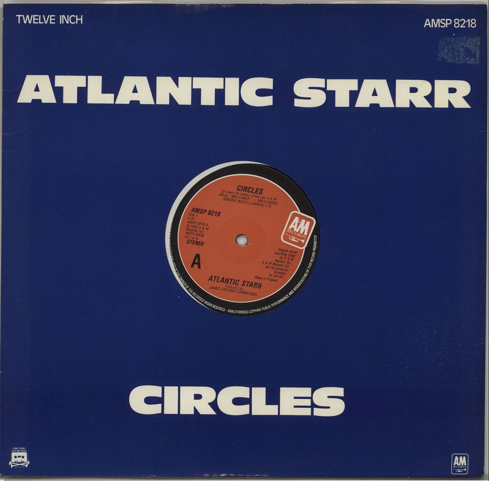 Atlantic Starr Circles UK 12" vinyl single (12 inch record / Maxi-single) AMSP8218