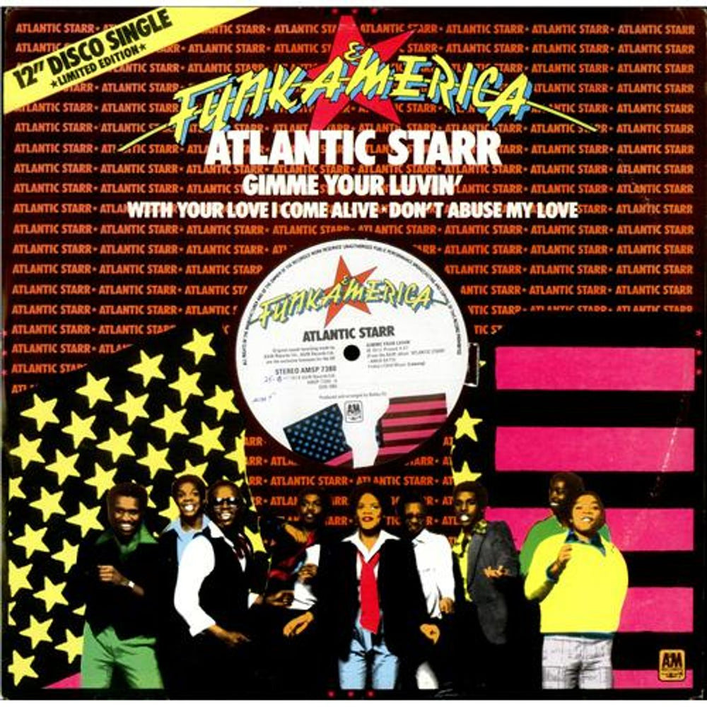 Atlantic Starr Gimme Your Luvin' UK 12" vinyl single (12 inch record / Maxi-single) AMSP7380