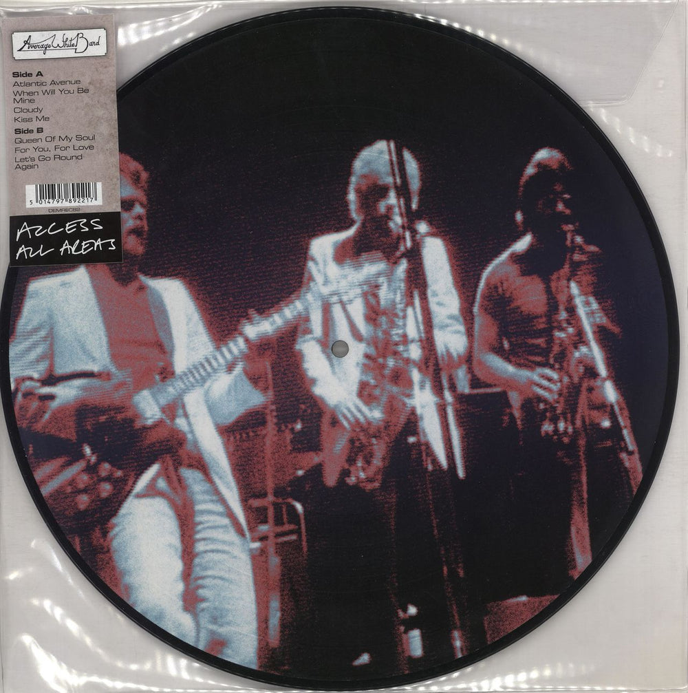 Average White Band Access All Areas UK picture disc LP (vinyl picture disc album) DEMREC82