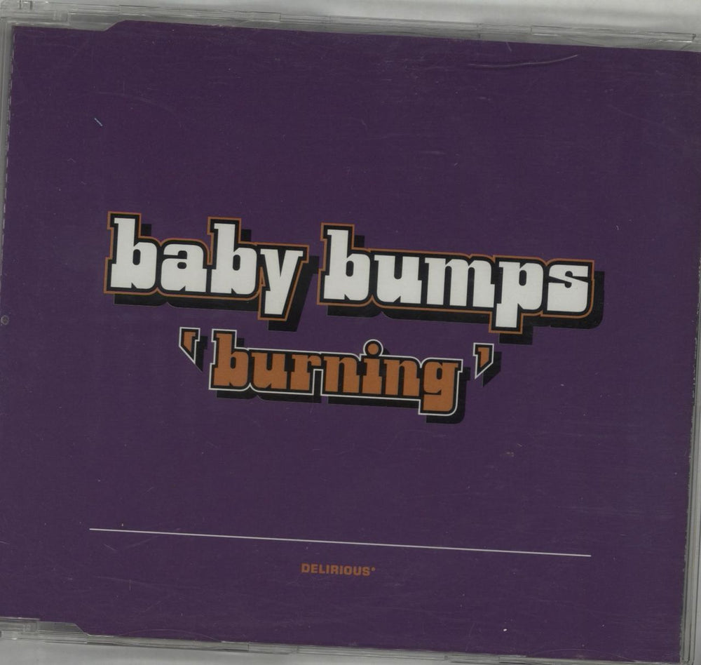 Baby Bumps Burning UK CD single (CD5 / 5") DELICD10